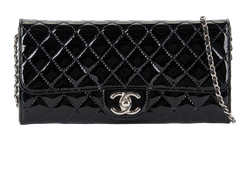 East West Clutch On Chain, Patent, Black, 14278006 (2010/11), B/DB/AC, 2*